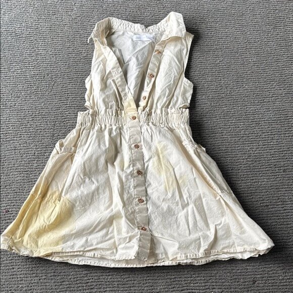Cream Kids Dress